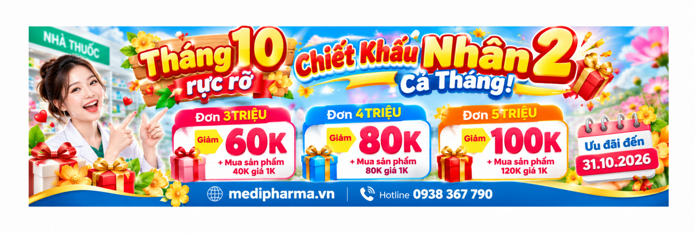 Chiết khấu nhân đôi đến 20.10.2026
